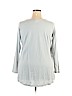 Ellos Gray 3/4 Sleeve Top Size 18 - 20 - photo 2