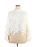 Leith White Long Sleeve Blouse Size XXL - photo 1