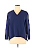 Toupy Paris 100% Polyester Blue 3/4 Sleeve Blouse Size XL - photo 1
