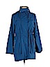 Aqua 100% Polyester Blue Windbreaker Size M - photo 1