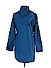 Aqua 100% Polyester Blue Windbreaker Size M - photo 2