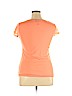 INC International Concepts 100% Nylon Orange Short Sleeve Top Size XL - photo 2