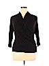 Chaus Black 3/4 Sleeve Top Size XL - photo 1