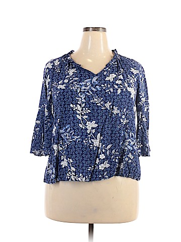 Ellos 3/4 Sleeve Blouse (view 1)