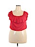 Forever 21 Red Short Sleeve Top Size 2X - photo 1