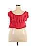 Forever 21 Red Short Sleeve Top Size 2X - photo 2