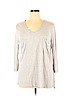 CALVIN KLEIN JEANS Gray Long Sleeve Top Size XL - photo 1