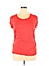Vince Camuto Red Short Sleeve Top Size XL - photo 1