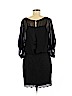 Laundry by Shelli Segal 100% Polyester Black Casual Dress Size 8 - photo 2