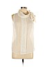 Banana Republic Factory Store 100% Polyester White Sleeveless Blouse Size 12 (petite) - photo 1