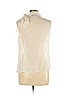 Banana Republic Factory Store 100% Polyester White Sleeveless Blouse Size 12 (petite) - photo 2