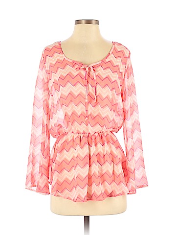 No Boundaries Long Sleeve Blouse (view 1)