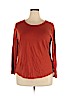 DressBarn Orange Long Sleeve T-Shirt Size 2X - photo 1