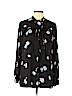 Mossimo 100% Polyester Black Long Sleeve Blouse Size L - photo 1