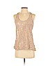 Eyeshadow Tan Sleeveless Top Size S - photo 1