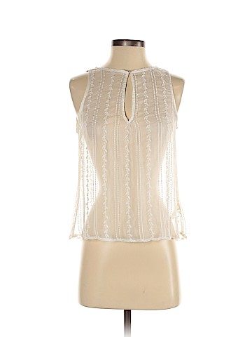 Tt Collection Sleeveless Silk Top (view 1)