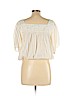 American Eagle Outfitters Ivory Short Sleeve Blouse Size L - photo 2