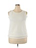 Ann Taylor LOFT White Sleeveless Top Size XL - photo 1