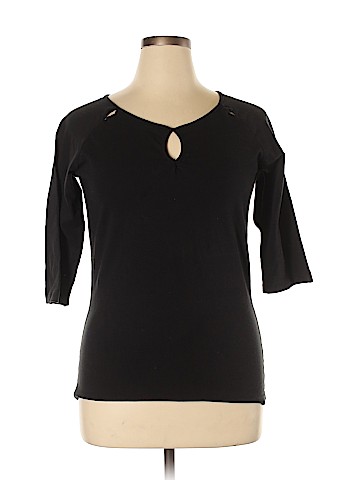 Hanes Signature Collection 3/4 Sleeve Top (view 1)