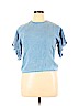 Style Envy 100% Rayon Blue Short Sleeve Top Size XL - photo 1