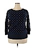 Ann Taylor LOFT Outlet 100% Cotton Blue Pullover Sweater Size XL - photo 1