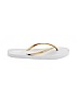 Assorted Brands Gold Flip Flops Size 10 - photo 1