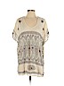 free people x cp shades 100% Cotton Tan Short Sleeve Top Size XS - photo 1