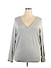 Lane Bryant Gray Pullover Sweater Size 18 - 20 Plus - photo 1