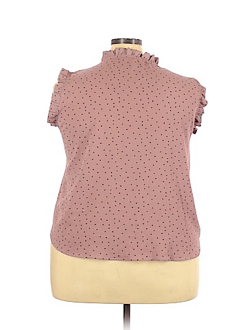 Mauve Short Sleeve Blouse (view 2)