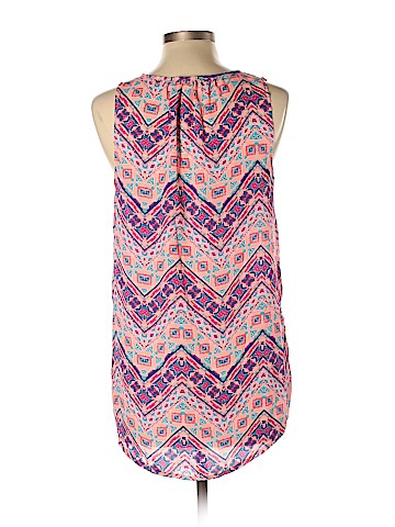 Pink Rose Sleeveless Blouse (view 2)