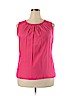 Merona 100% Polyester Pink Sleeveless Blouse Size XL - photo 1
