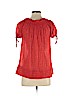 Ella Moss Red Short Sleeve Blouse Size S - photo 2