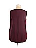 Lane Bryant 100% Polyester Burgundy Sleeveless Blouse Size 18 - photo 2