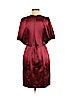 wren 100% Silk Burgundy Cocktail Dress Size M - photo 2