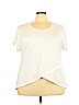 Lane Bryant White Short Sleeve T-Shirt Size 22 - 24 Plus - photo 1