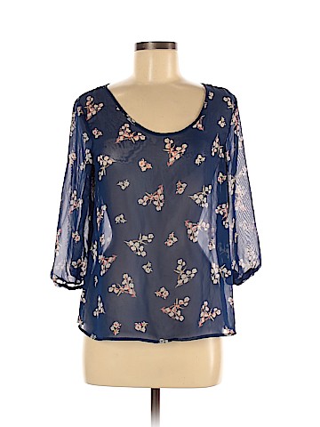 Charlotte Russe Short Sleeve Blouse (view 1)