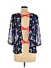 Charlotte Russe Blue Short Sleeve Blouse Size M - photo 2