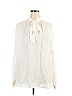 Marina Sport 100% Viscose Ivory Long Sleeve Blouse Size 16 (25) - photo 1