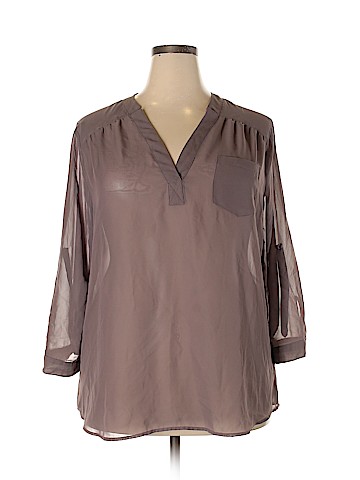 Maurices Long Sleeve Blouse (view 1)