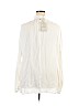 Marina Sport 100% Viscose Ivory Long Sleeve Blouse Size 16 (25) - photo 2