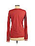 Lucky Brand 100% Cotton Orange Long Sleeve Top Size 8 - photo 2