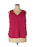 Old Navy 100% Rayon Pink Sleeveless Blouse Size 2X - photo 1