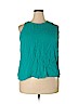 Old Navy 100% Rayon Blue Sleeveless Blouse Size XXL - photo 1