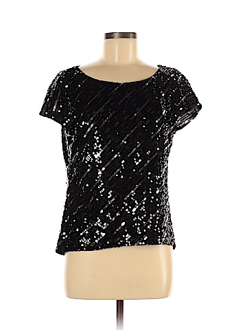 Alice + Olivia Short Sleeve Silk Top (view 1)