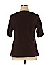 Karen Kane 100% Cotton Brown Short Sleeve Top Size 1X - photo 2