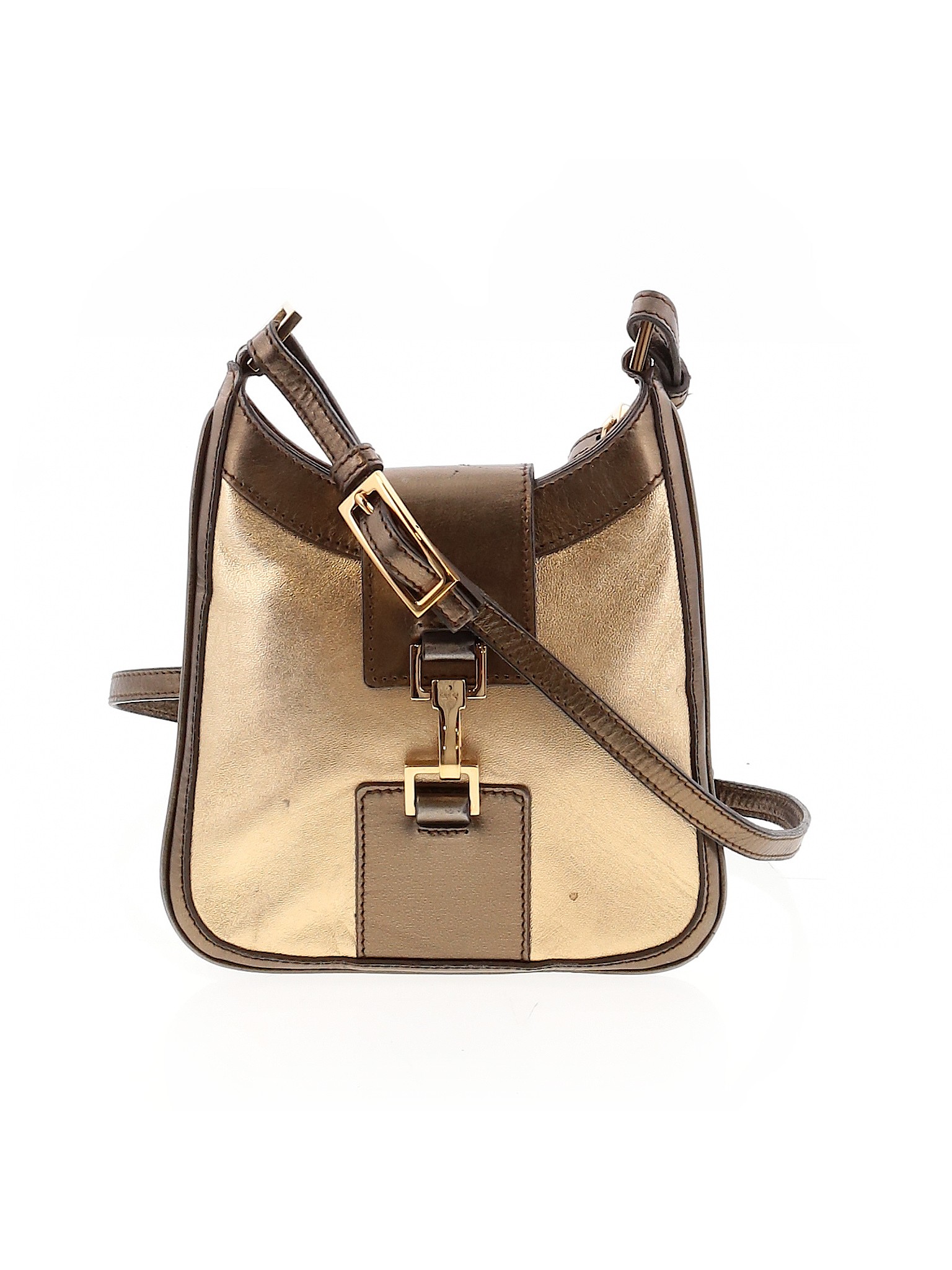 Gucci Outlet Women Brown Leather Shoulder Bag One Size | eBay