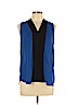 Bellatrix 100% Polyester Blue Sleeveless Blouse Size L (petite) - photo 1