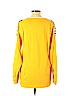 Victoria's Secret Pink 100% Cotton Yellow Long Sleeve T-Shirt Size L - photo 2