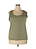 Simply Be 100% Cotton Green Tank Top Size 20 - photo 1