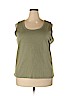 Simply Be 100% Cotton Green Tank Top Size 20 - photo 1